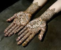 Mid Length Mehndi Both Side