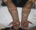 Bridal Mehndi (Above Elbow) Both Side