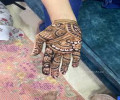 Palm Length Mehndi One Side