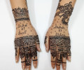 Palm Length Mehndi Both Side